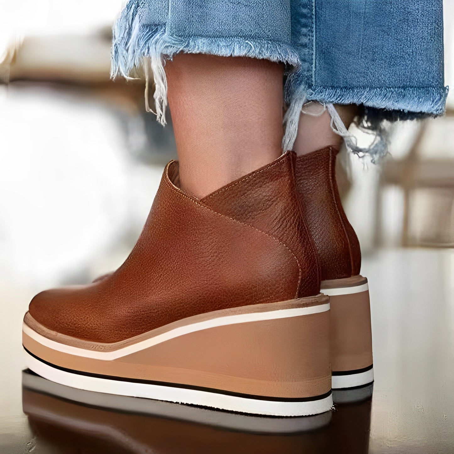 Leilah - Stiefeletten mit seitlichem Reißverschluss für Damen