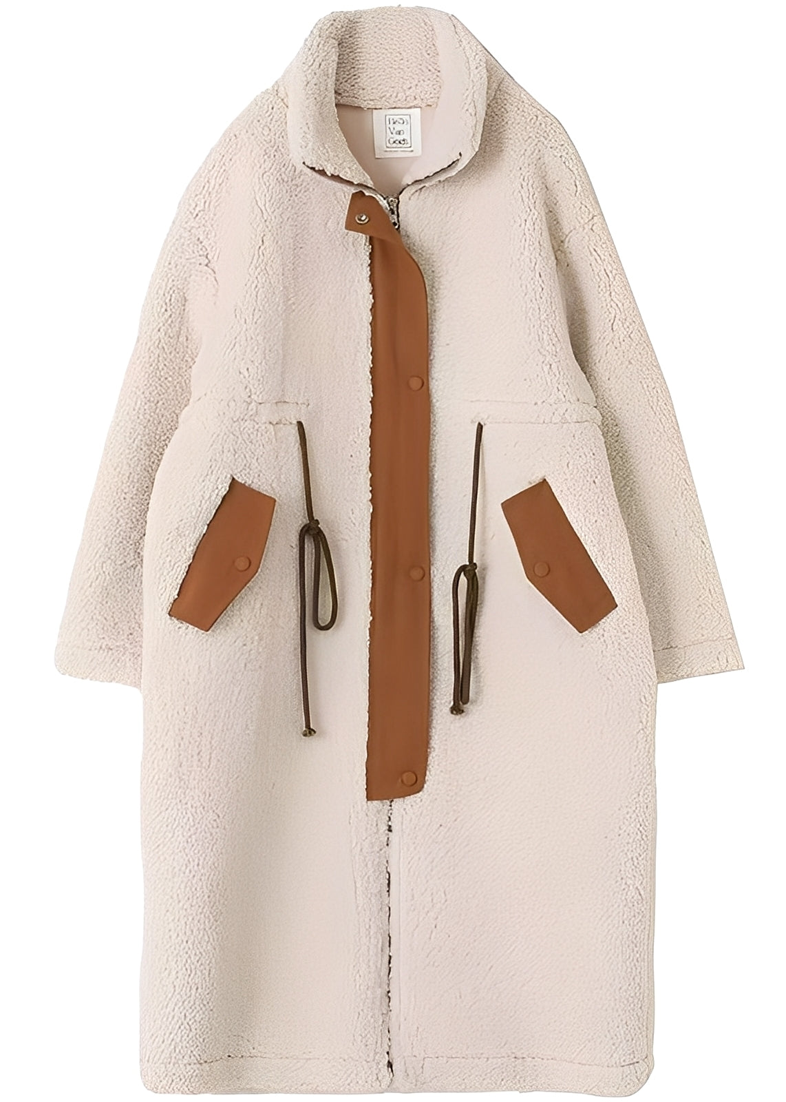 Noelene - Warmer, locker sitzender Wollmantel für Damen