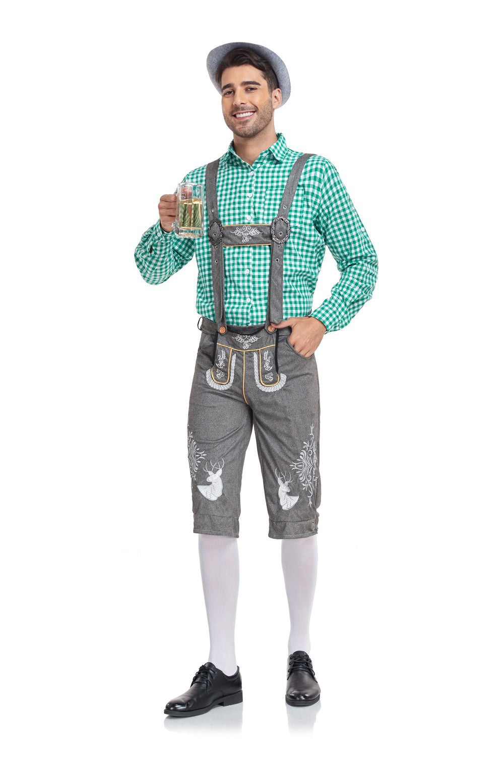 Nowell - Stilvolles kariertes Oktoberfest-Hemd für Herren