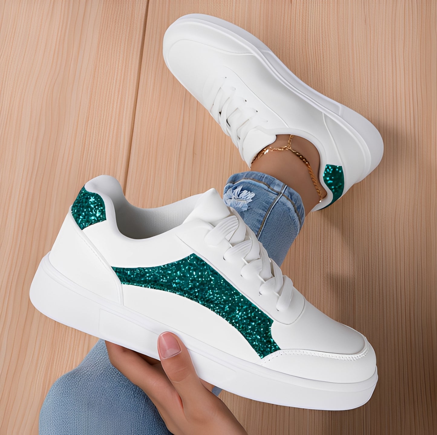 Rexanne - Stilvolle Sneakers aus PU-Leder für Damen