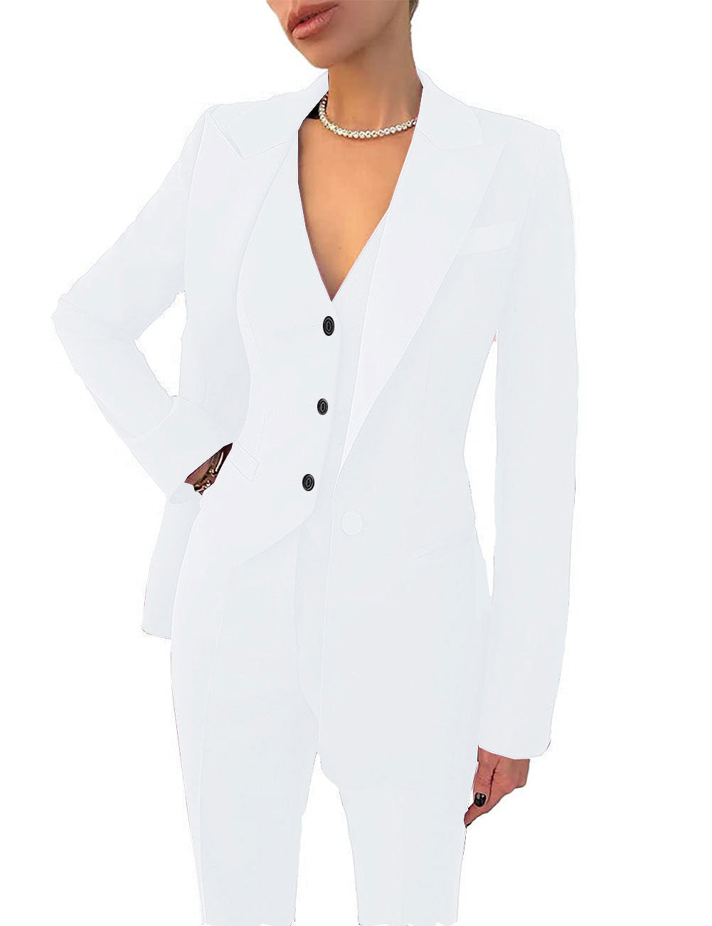 Keanna - Formelles dreiteiliges Business-Set für Damen