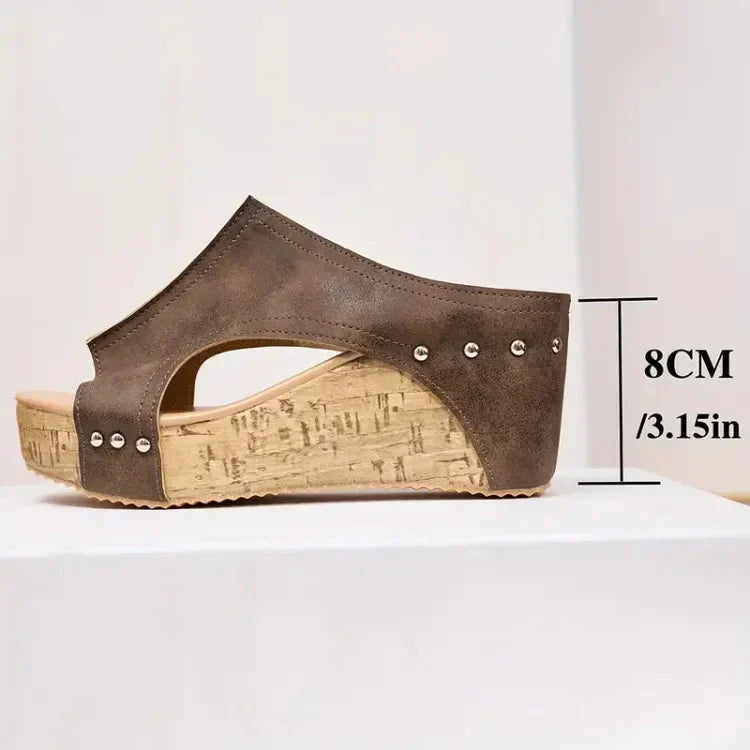 Luna - Stilvolle Orthopädische Keilsandalen