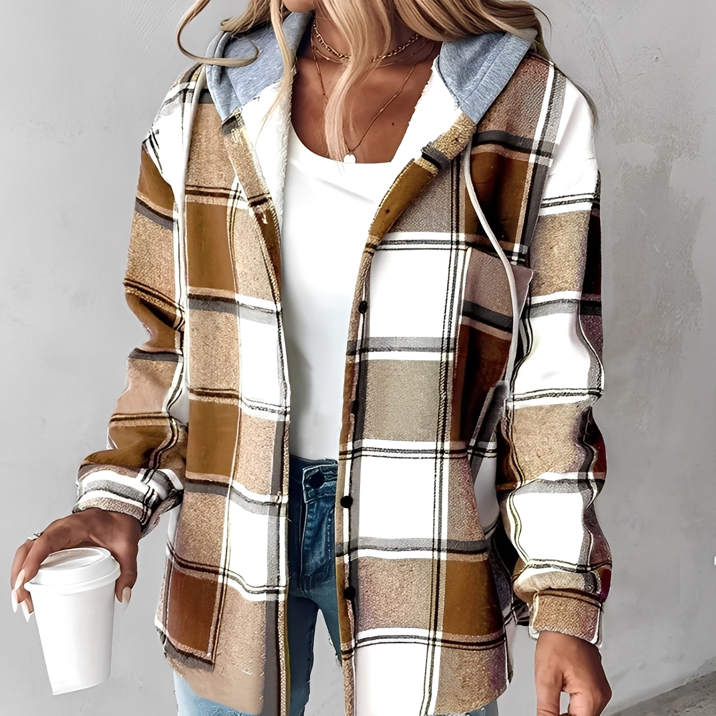 Briana - Lässige, warme Kapuzenjacke für Damen