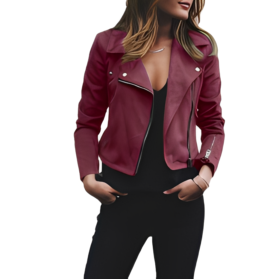 Euphemia - Stilvolle kurze Jacke mit Reverskragen für Damen