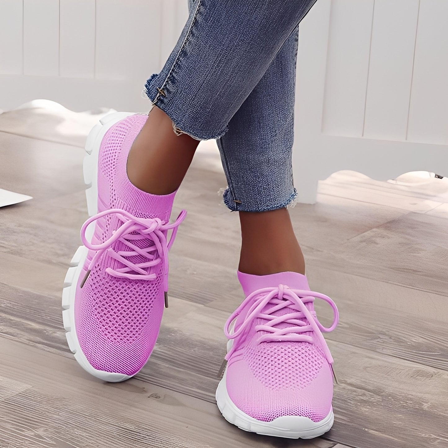 Caroline - Lässige Schuhe aus gewebtem Mesh für Damen