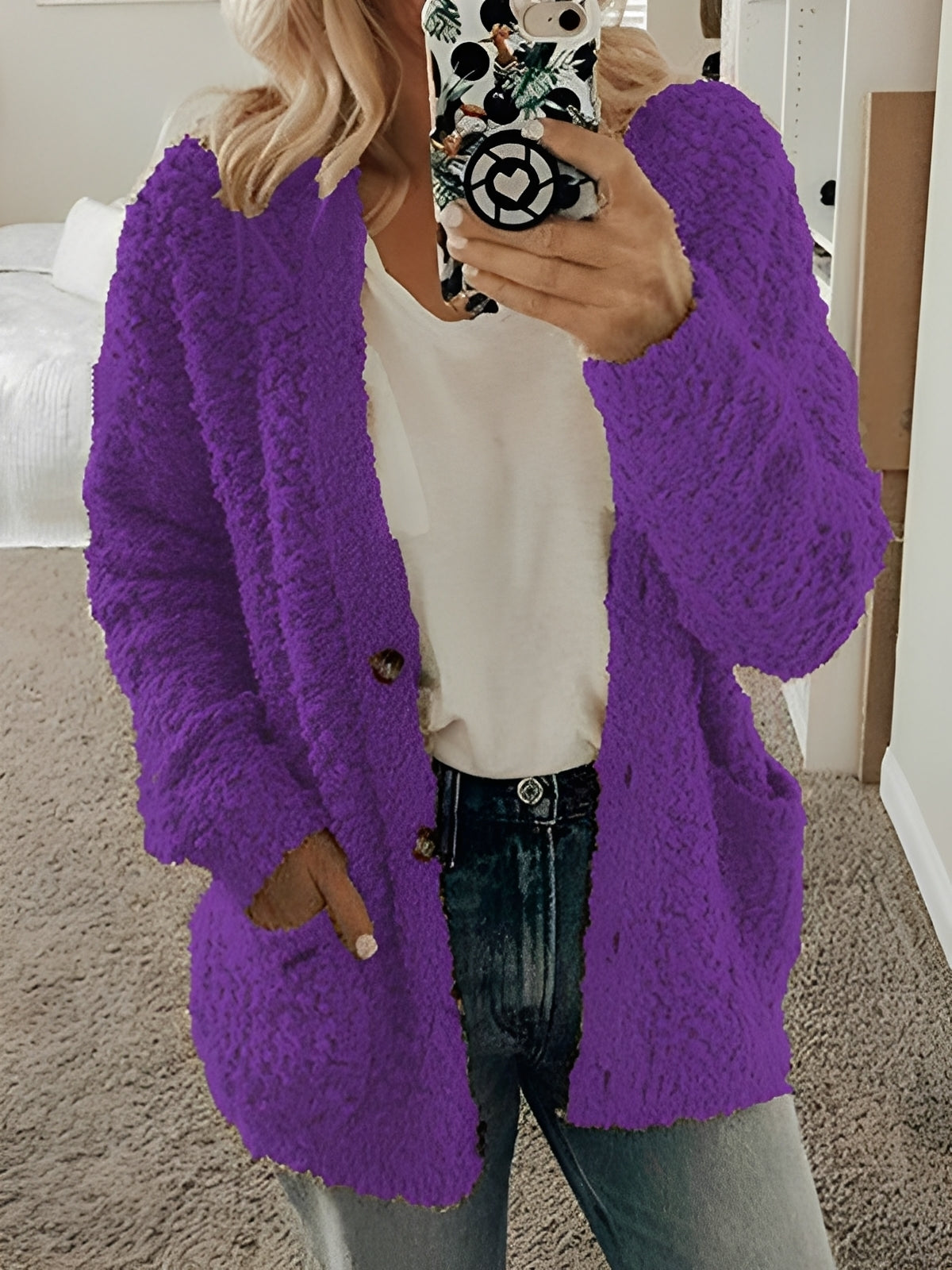 Elaine - Bequemer Freizeit-Cardigan für Damen