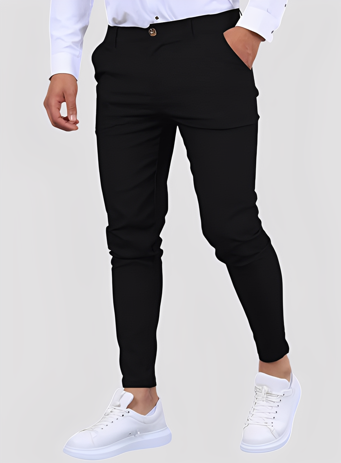 Reynard - Formelle, dehnbare Skinny-Hose für Herren