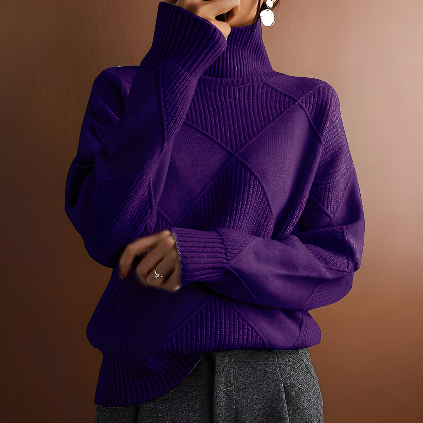 Morgan - Stilvoller Kaschmir-Rollkragenpullover für Damen