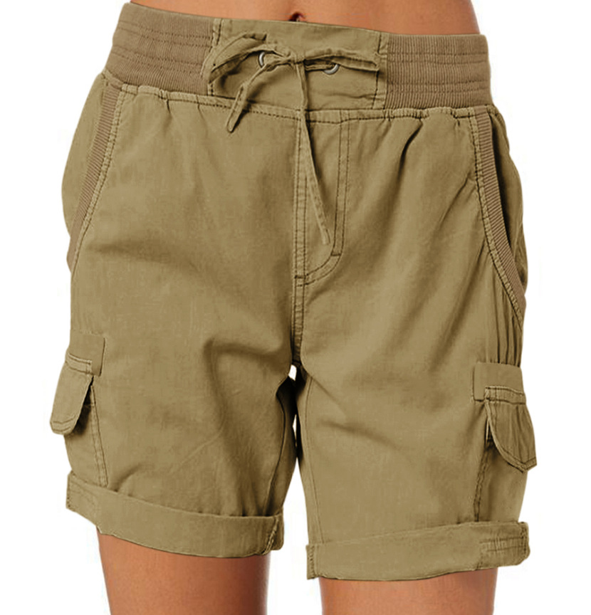 Susanna - Damen Cargoshorts mit hoher Taille für den Sommer
