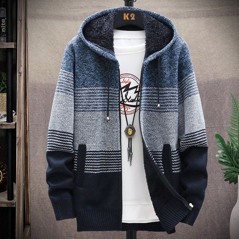 Dawson - Lässige lange Jacke mit Kapuze für Herren