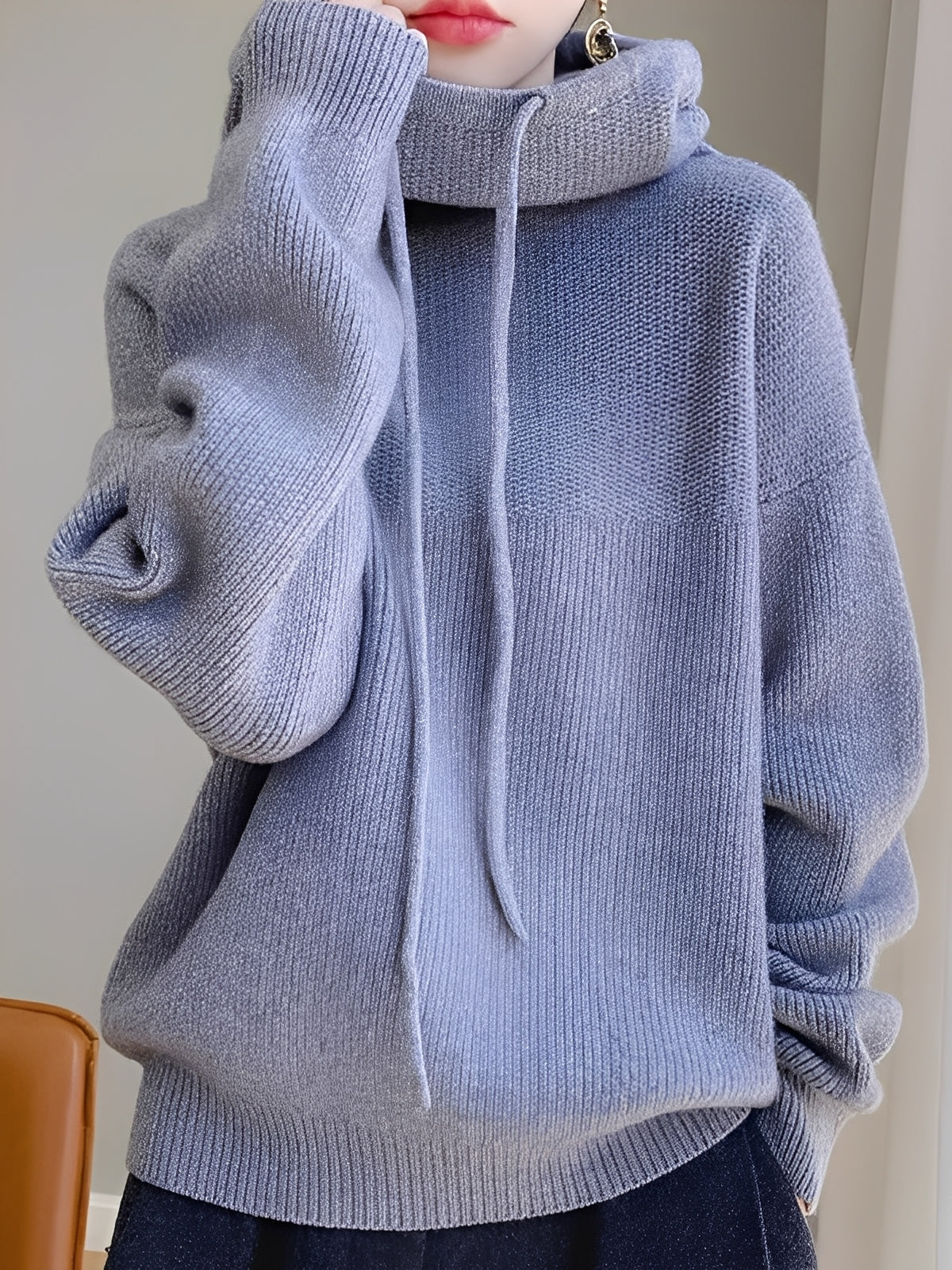Roxane - Warmer, weicher Woll-Hoodie für Damen