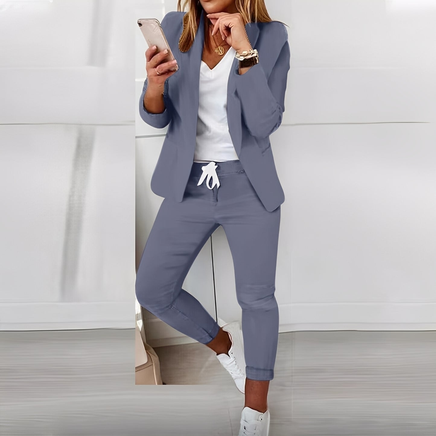 Madelyn - Lässiges Oberteil und Hose für Damen