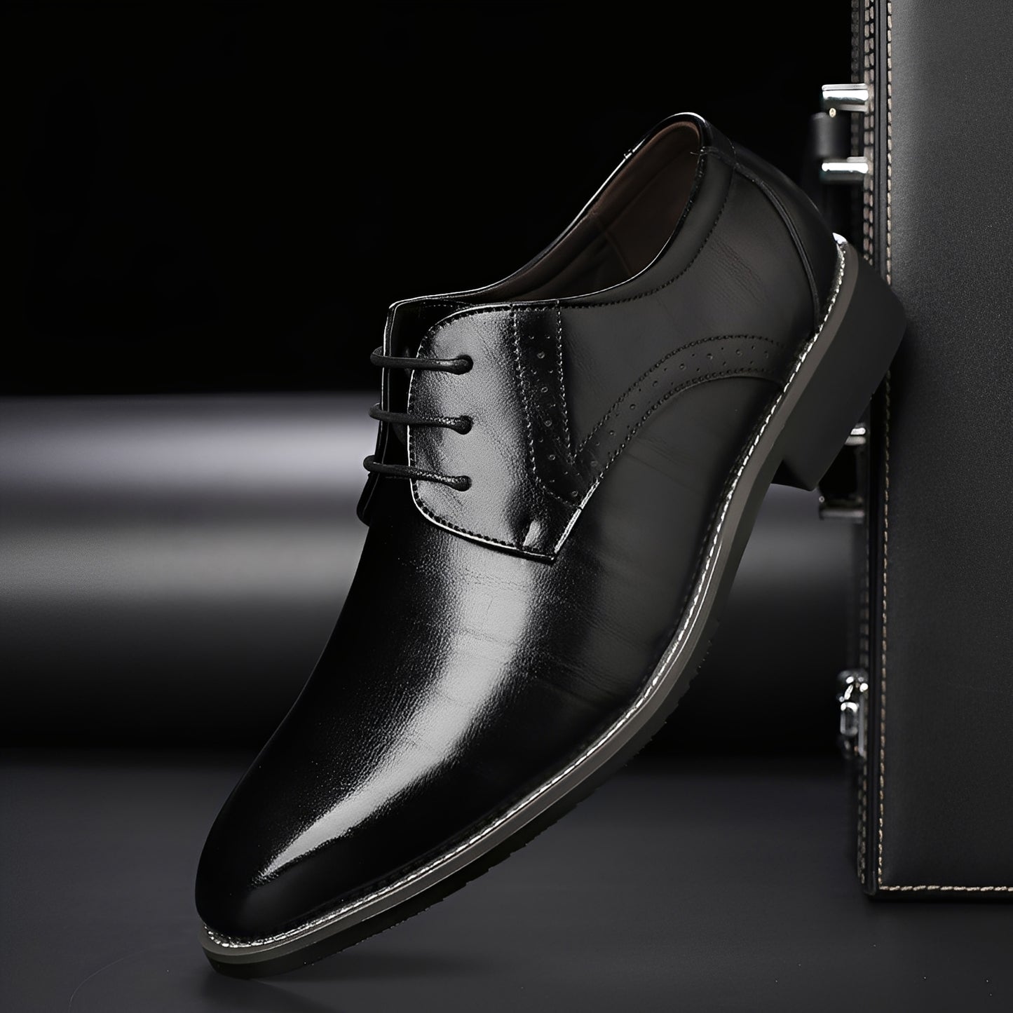 Desmond - Formelle Lederschuhe mit Brogue-Details für Herren