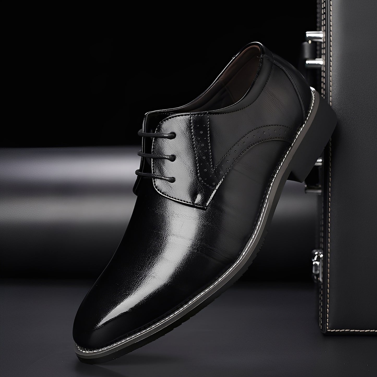 Kendrick - Klassische formelle Lederschuhe für Herren