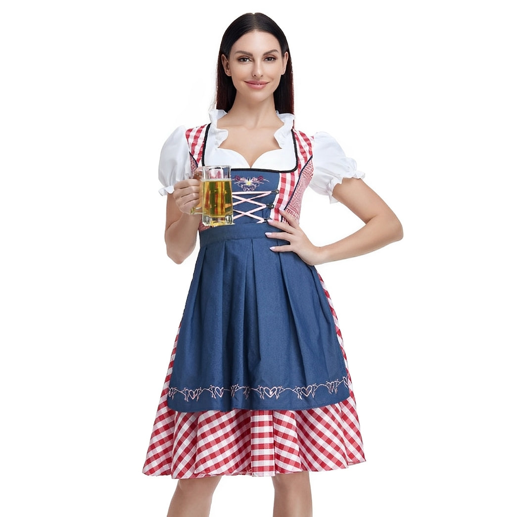 Tonette - Ethic Oktoberfest Dirndl-Kleid für Damen
