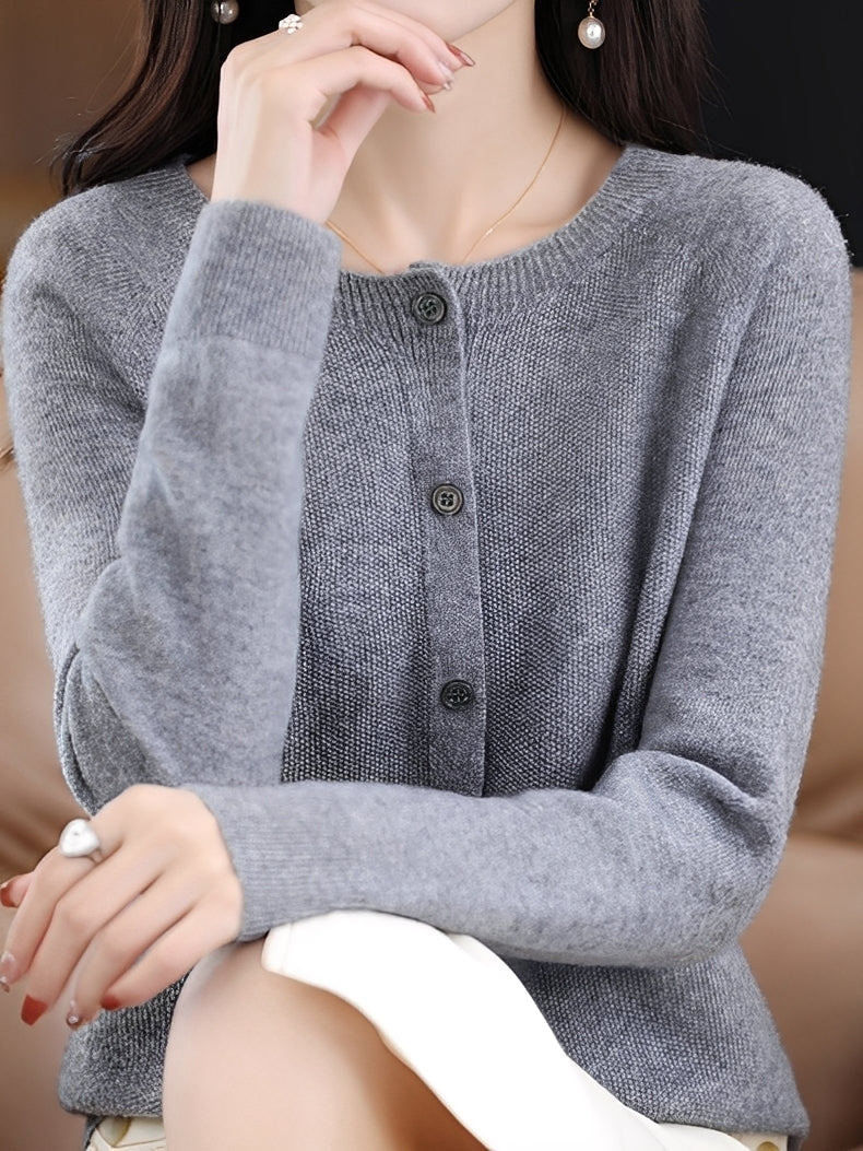 Arabella - Lässiger, locker geschnittener Wollpullover für Damen