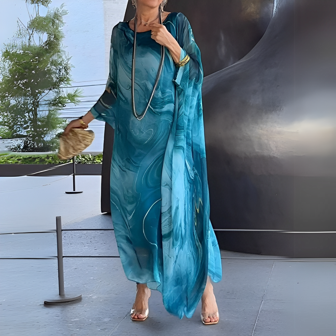 Emory - Modernes Seidenchiffonkleid für Damen