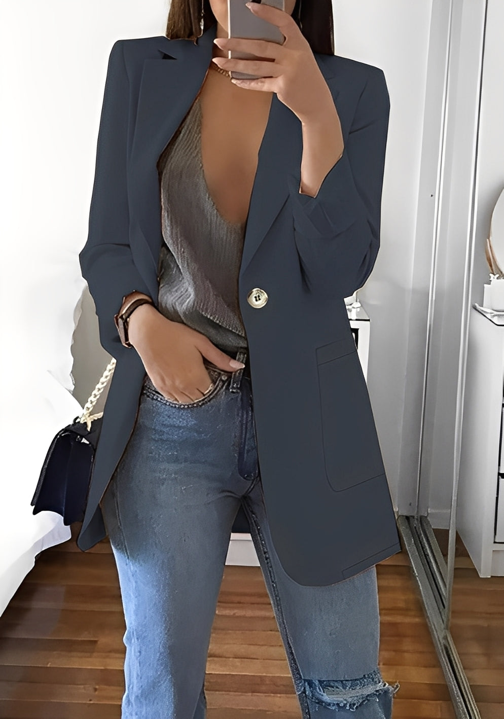 Stephanie - Stilvoller, schmal geschnittener Blazer für Damen