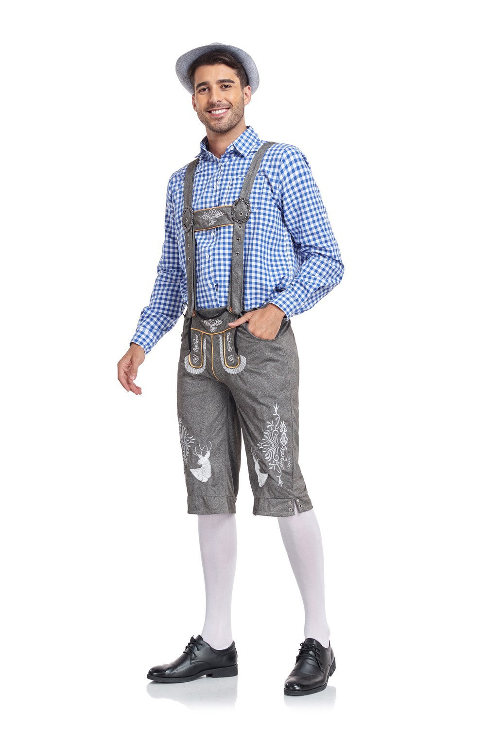 Nowell - Stilvolles kariertes Oktoberfest-Hemd für Herren
