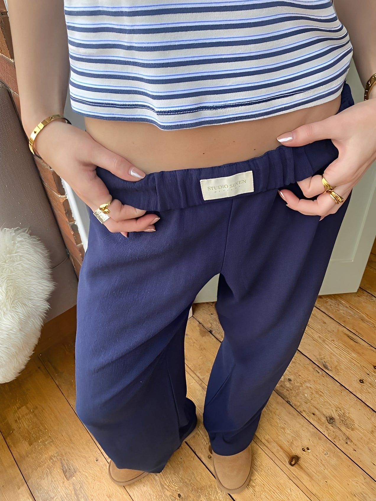Malvina - Lässige, schlichte Lounge-Hose für Damen