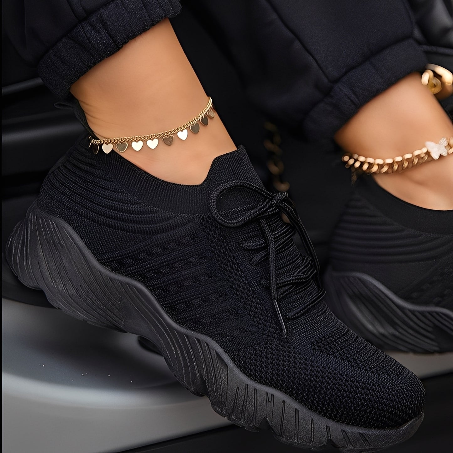 Eleanore - Freizeitschuhe mit dicken Gummisohlen für Damen