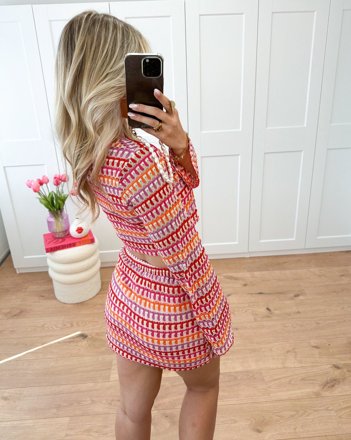 Giada – Set Crop Top und Minirock