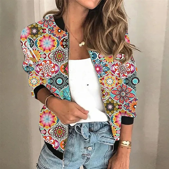 Mariam - Auffallende Jacke mit Reißverschluss für Damen