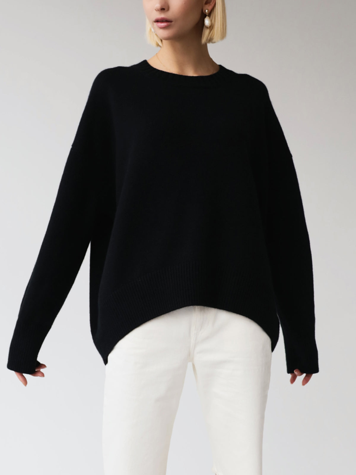 Amara – Übergröße Pullover „Zuckerwatte“