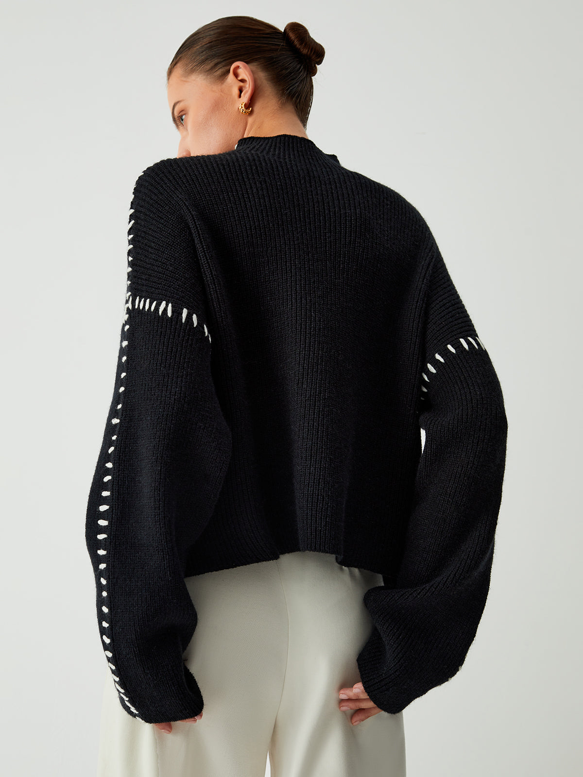 Theresa – Lockere, sitzende Rollkragenpullover