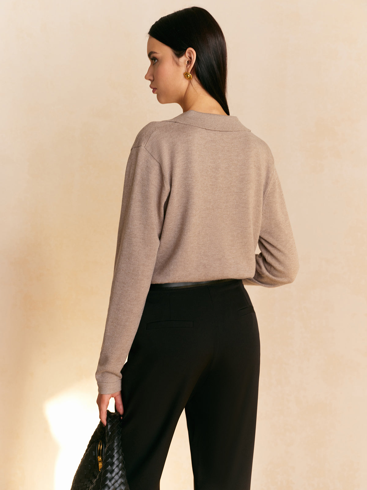Fiona – Pullover mit lockerem Kragen