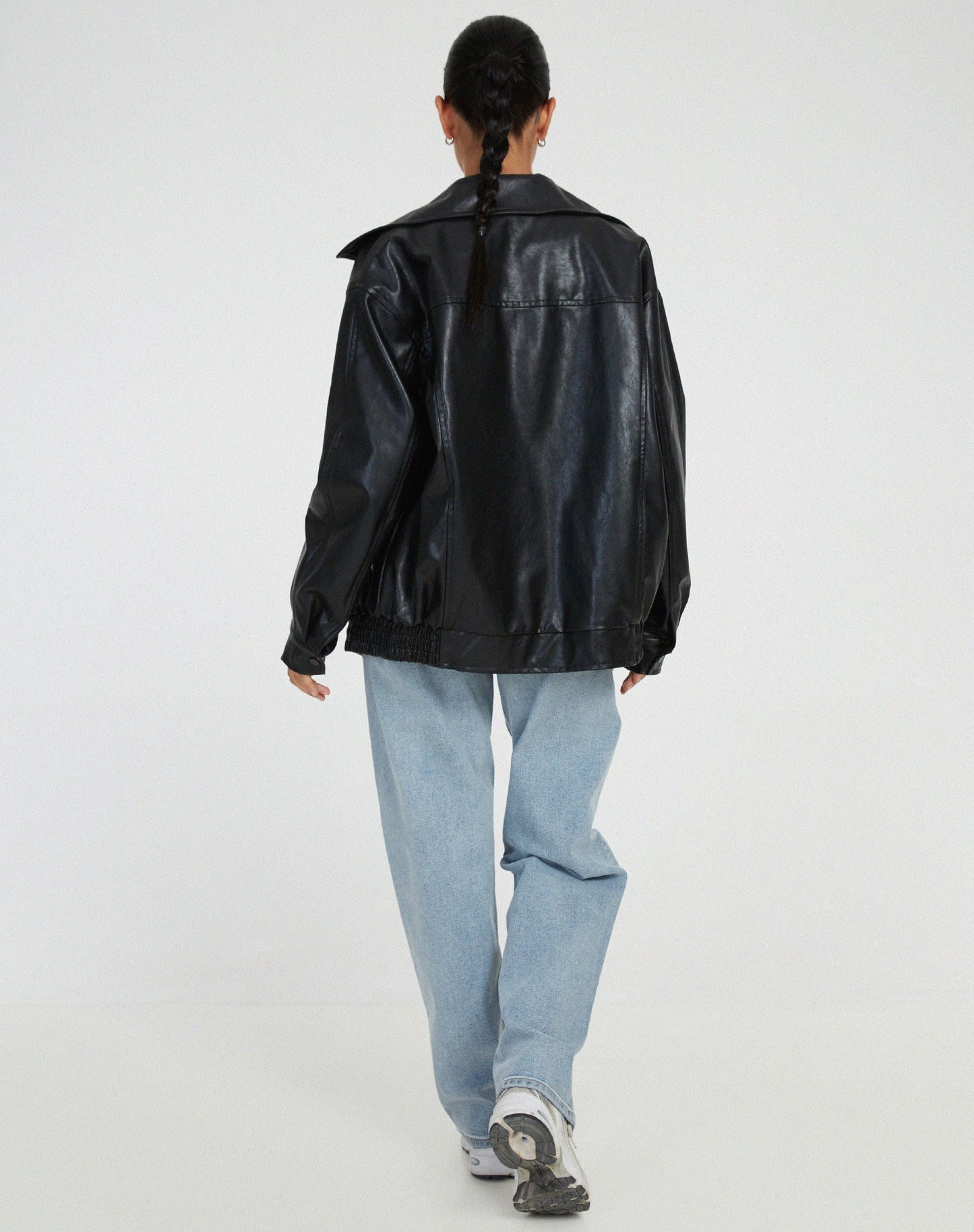 Ariane – Damen-Oversize-Lederjacke