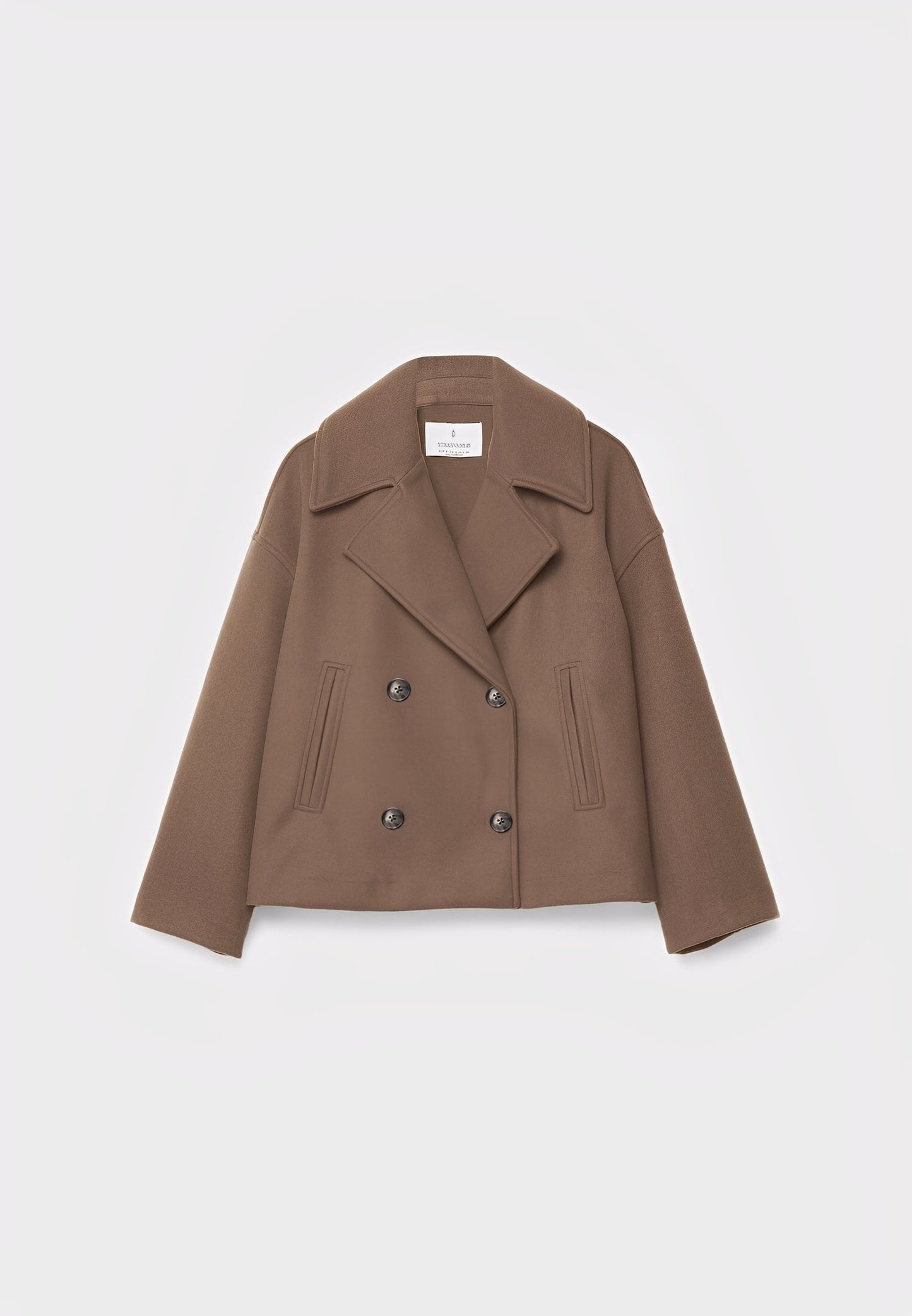 Claire – Modische Kurze Zweireihige Jacke