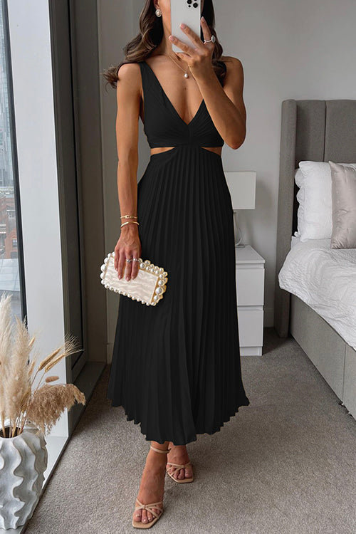 Myrcella - Damen Maxikleid mit Falten, Bequem & Zeitgemäß