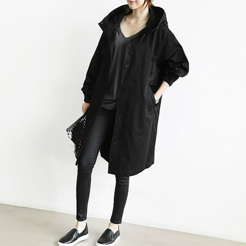 Maren – Trenchcoat Damen Leicht Wasserdicht