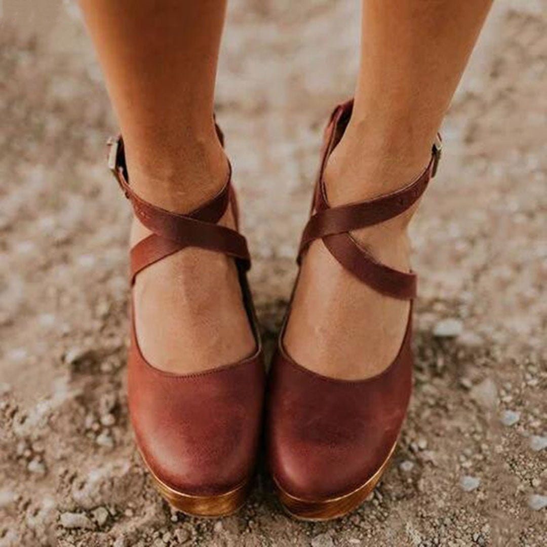 Isabelle – Mary Jane Schuhe mit Blockabsatz
