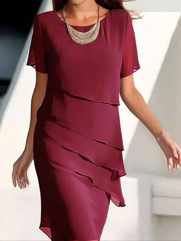 Georgina – Elegantes Sommerkleid mit Lagenlook