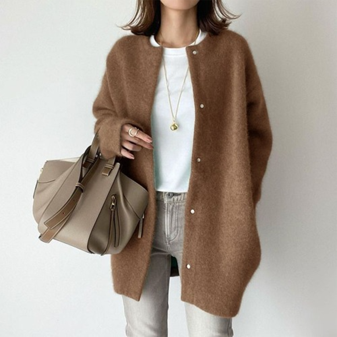 Grace - Bequemer Cardigan aus weichem Kaschmir