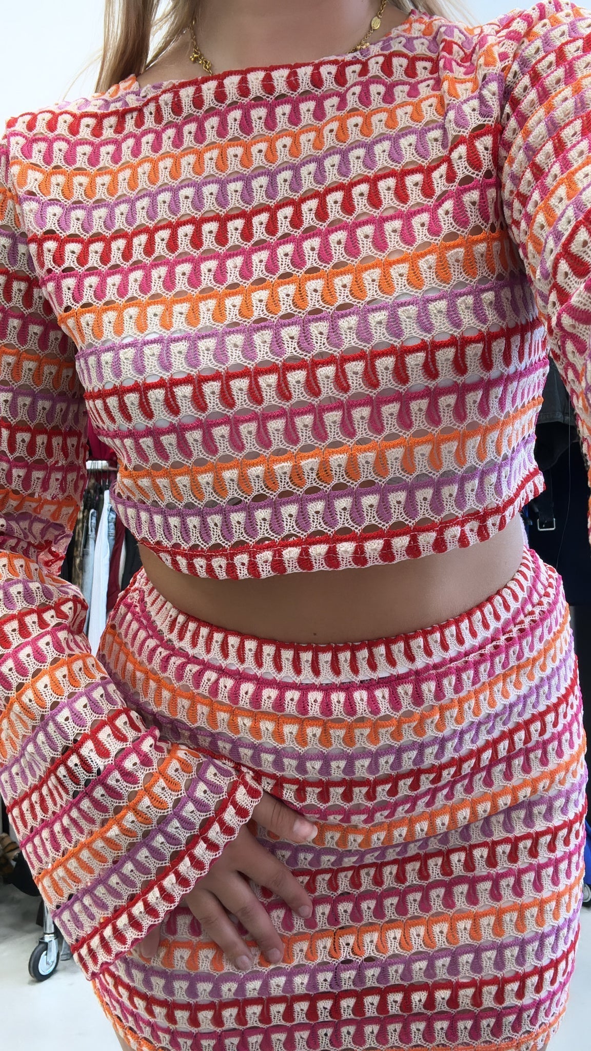 Giada – Set Crop Top und Minirock