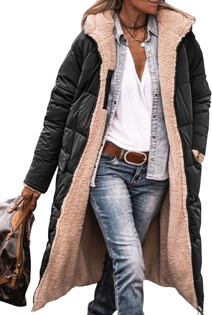 Ariadna - Lange wendbare Damenwinterjacke