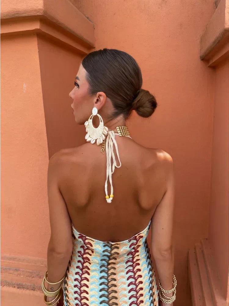 Luna – Ärmelloses Sommerkleid mit V-Ausschnitt