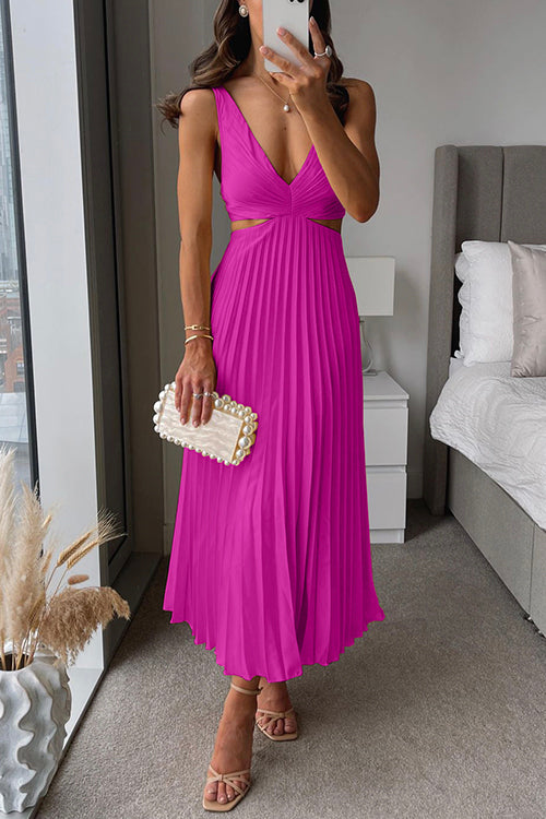 Myrcella - Damen Maxikleid mit Falten, Bequem & Zeitgemäß