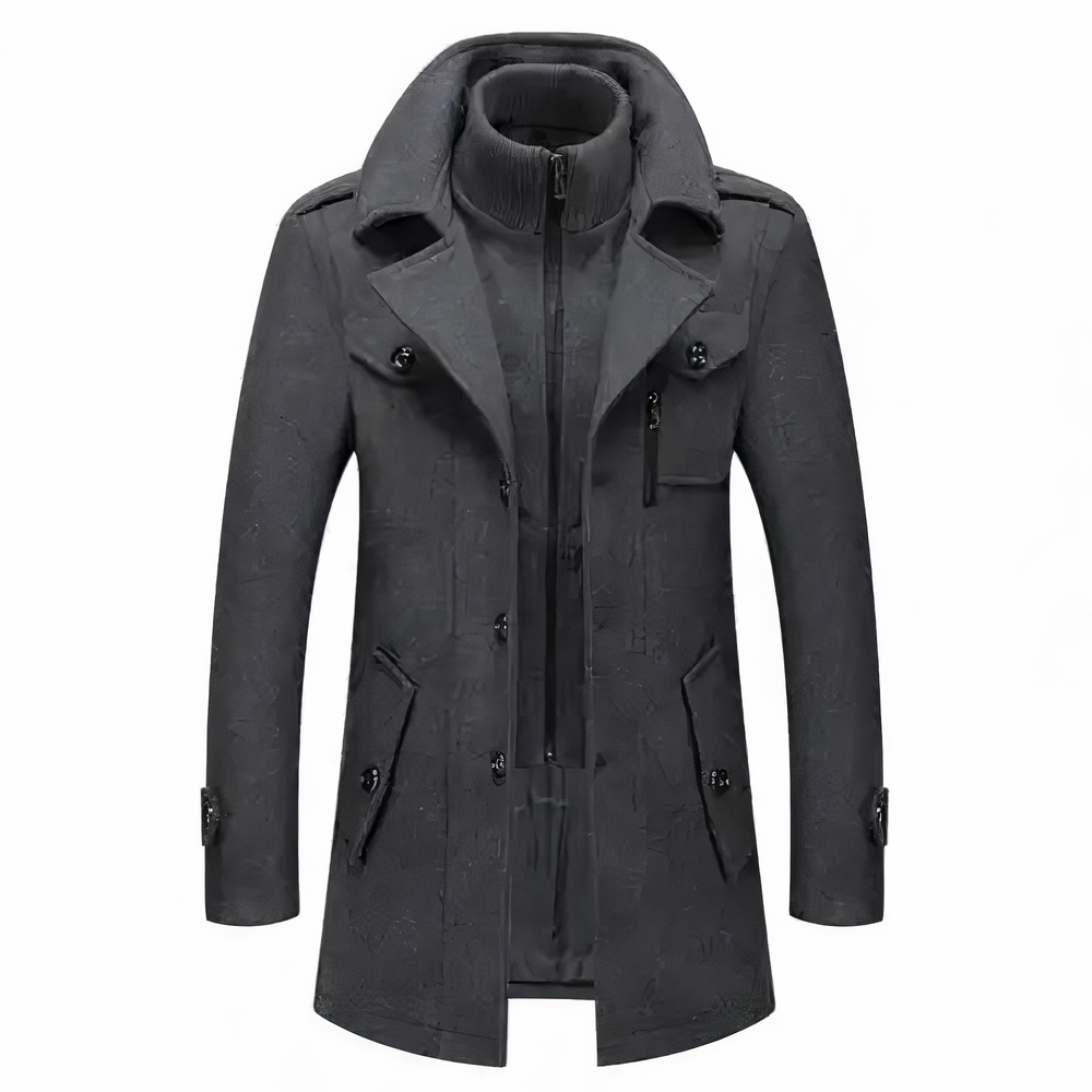 Grayson – Zweifachkragen Trend Herrenjacke