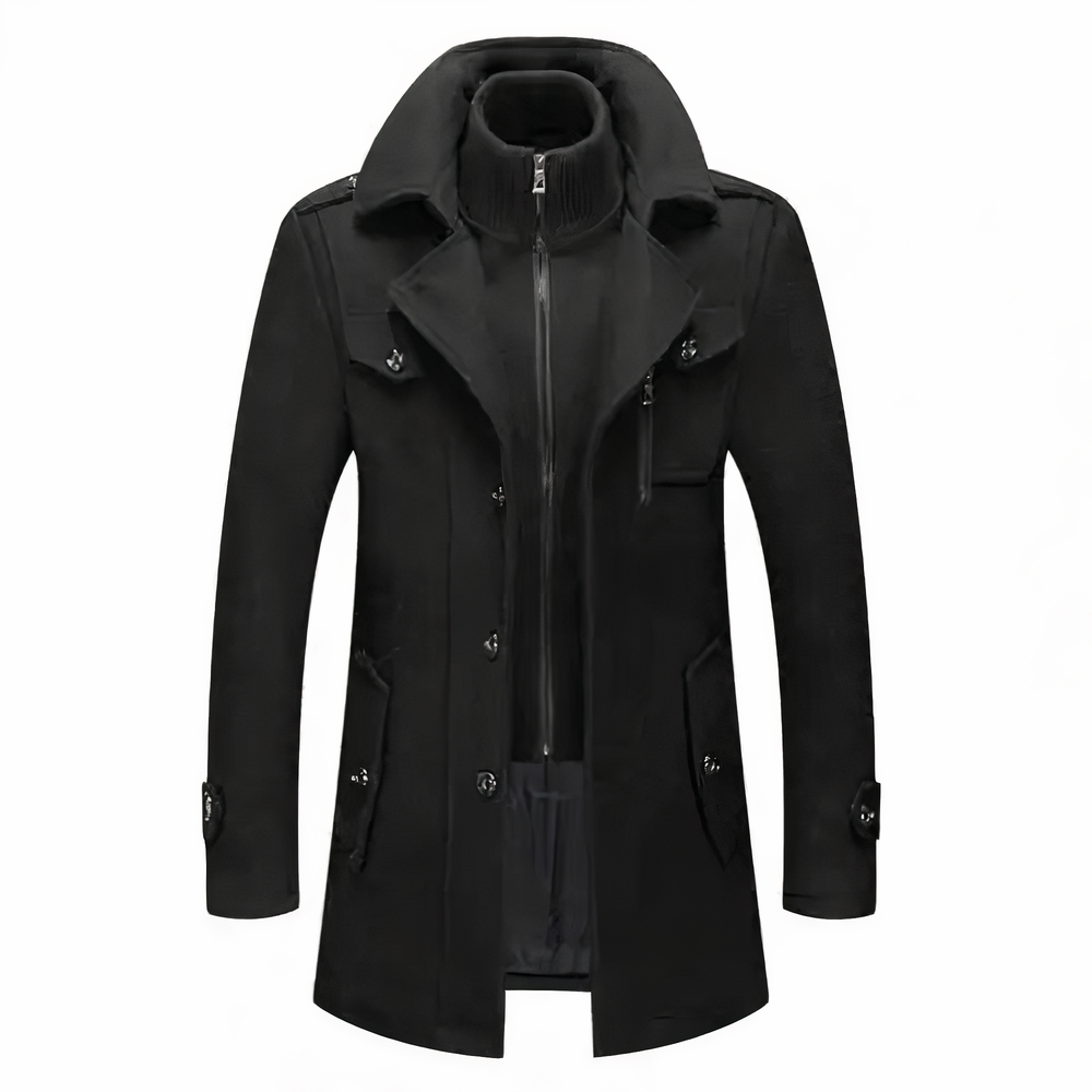 Grayson – Zweifachkragen Trend Herrenjacke