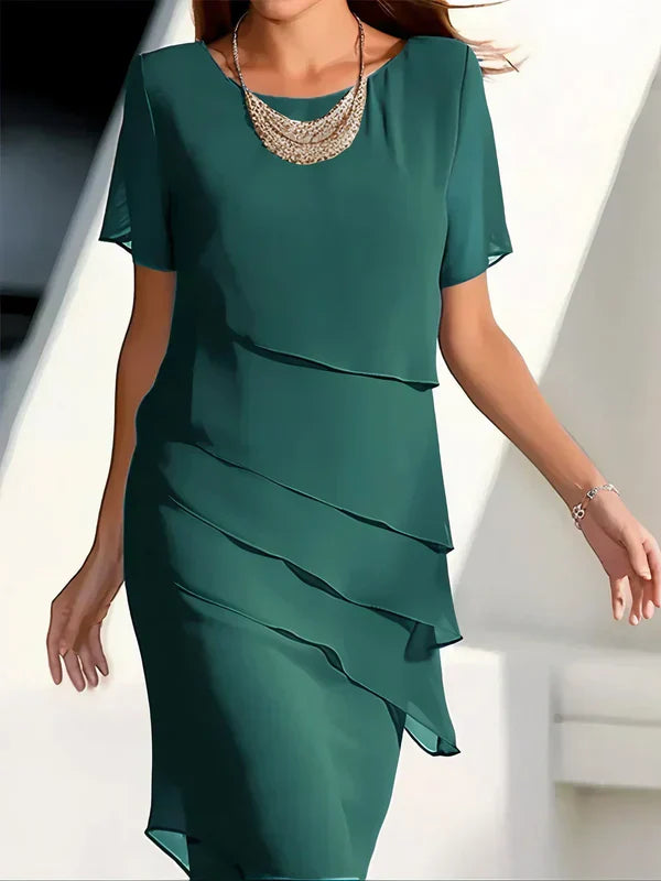 Georgina – Elegantes Sommerkleid mit Lagenlook