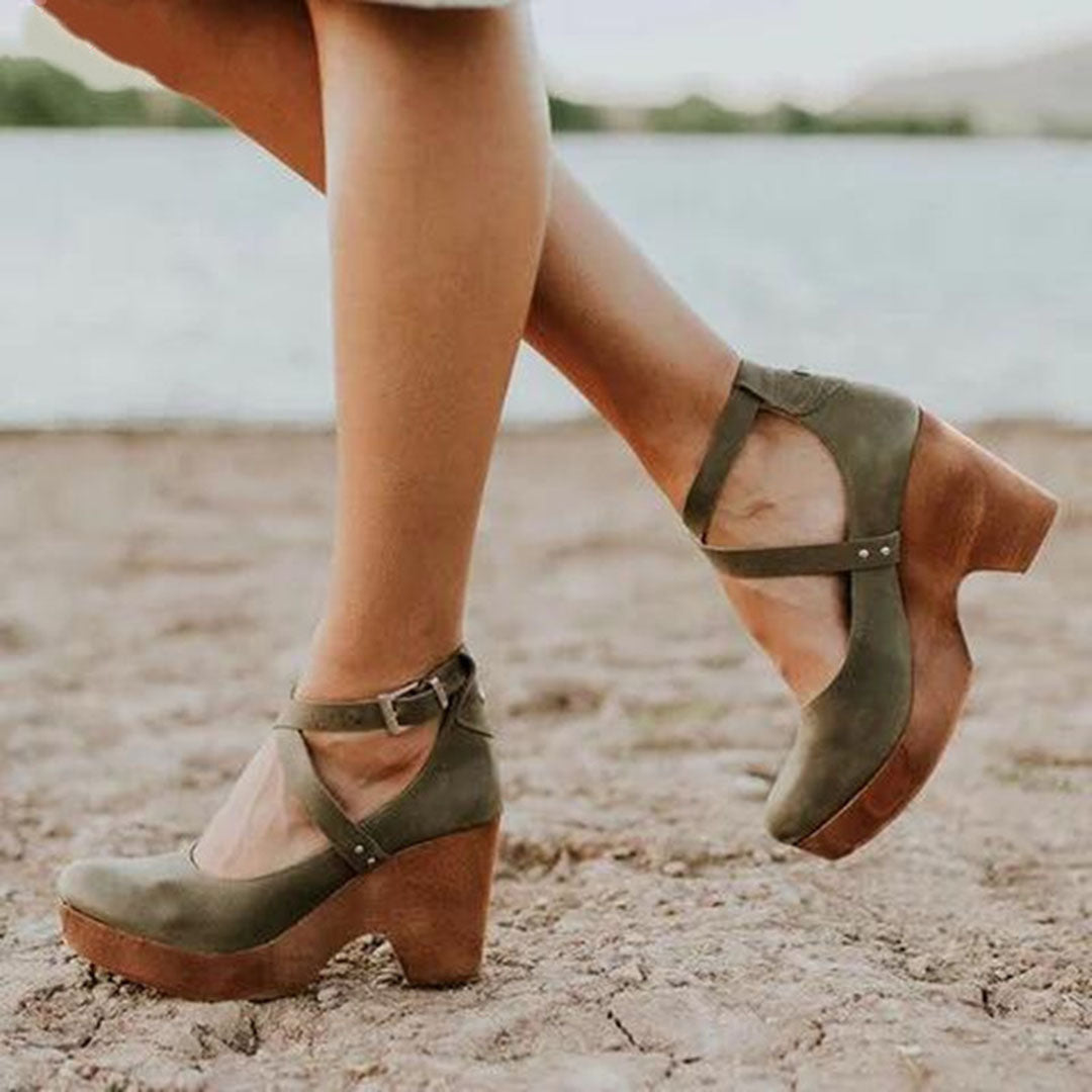 Isabelle – Mary Jane Schuhe mit Blockabsatz