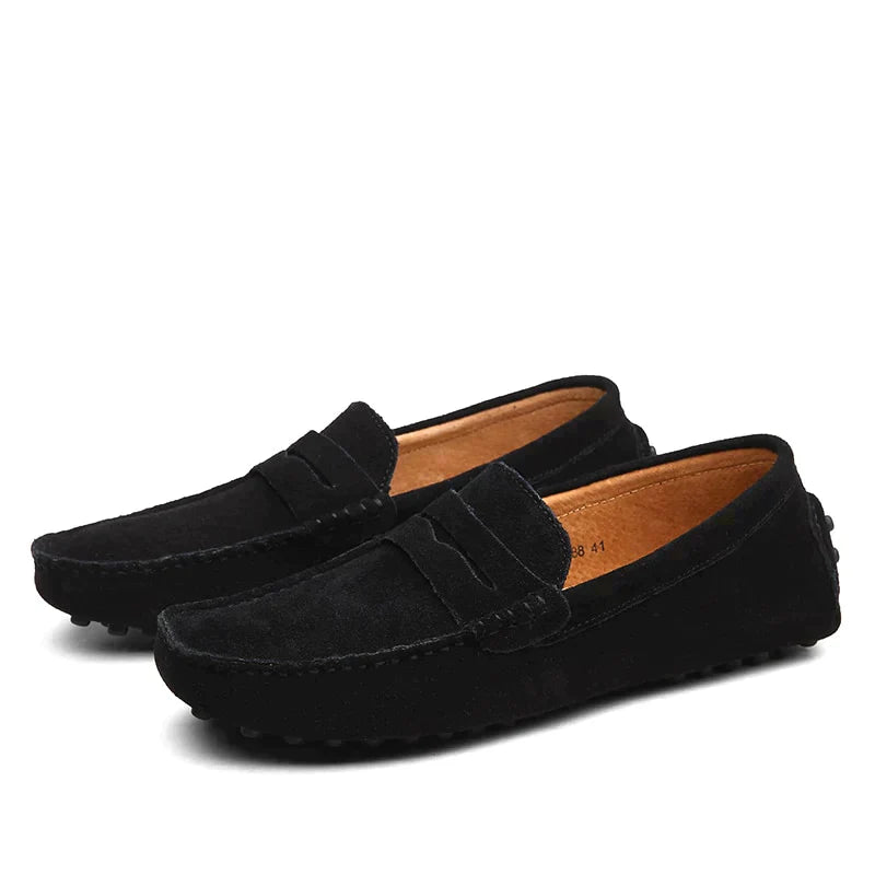 Jarl - Italienische Herren-Wildleder-Loafer