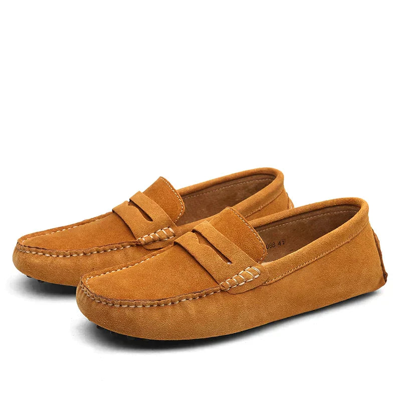 Jarl - Italienische Herren-Wildleder-Loafer