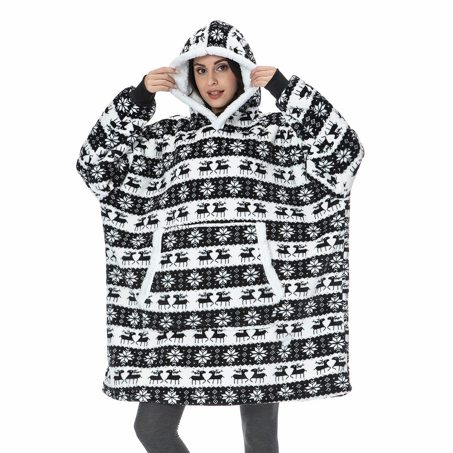 Malia - Kuschelige Hoodie-Decke