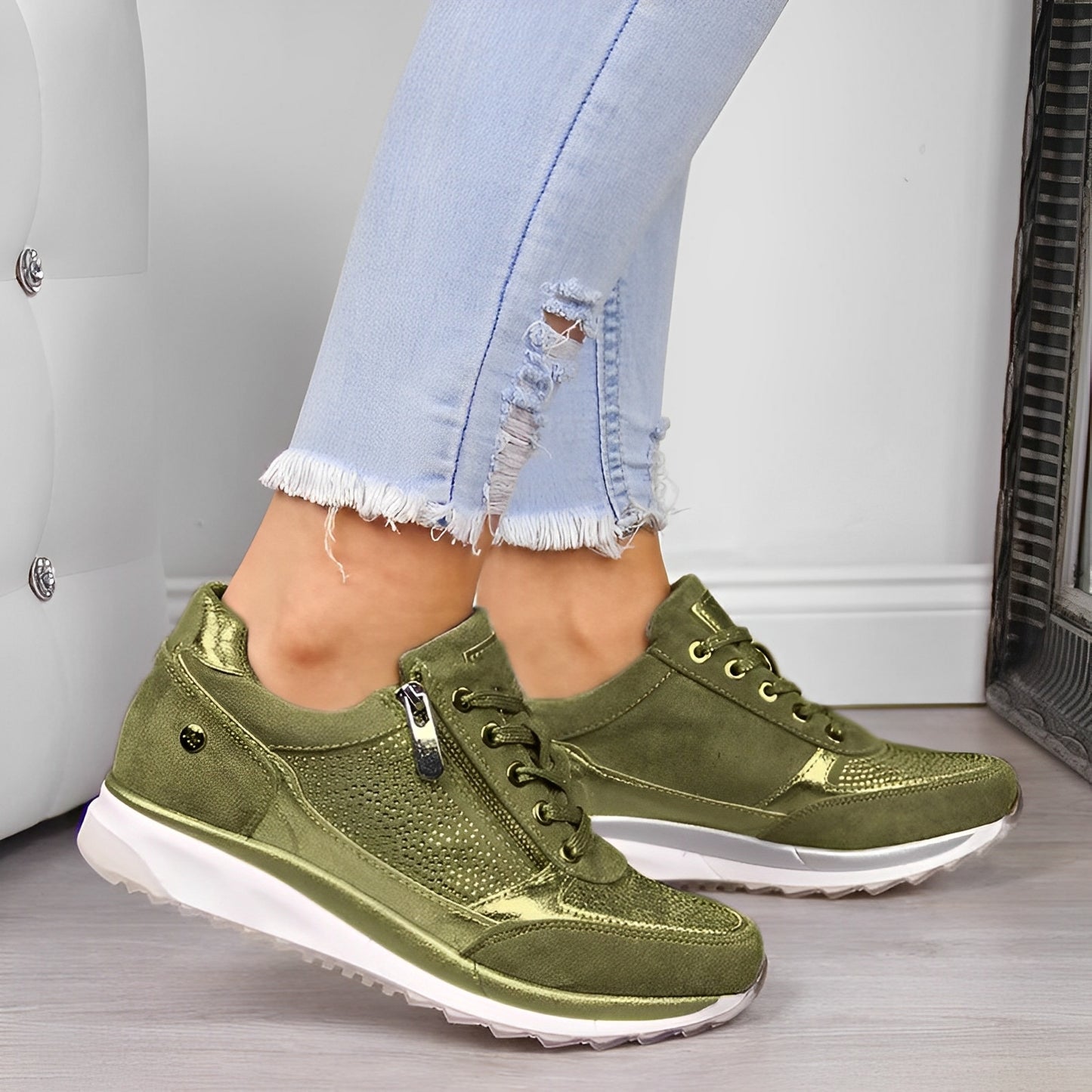 Shannon - Stilvolle Schuhe mit Reißverschluss für Damen