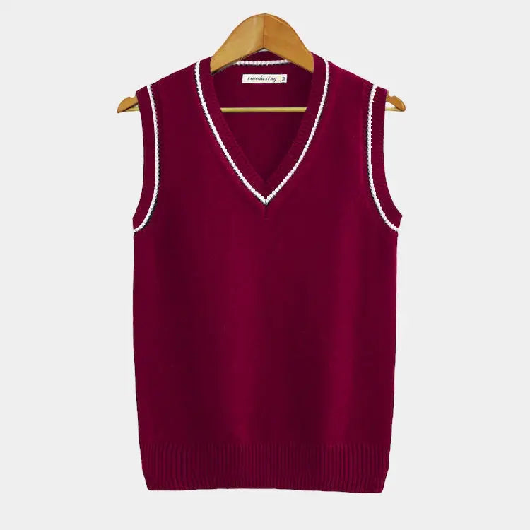 Édouard – Ärmelloser Pullover in Alt-Silber